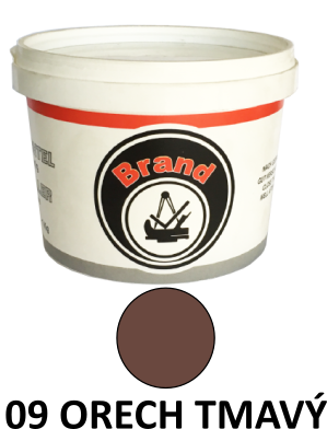 Tmel Orech tmavý 09  500g BRAND